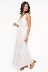 Kayden Maxi Dress - White