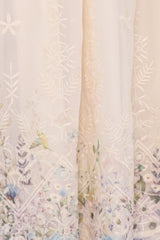 Kayt Strapless Dress - Embroidered Floral