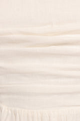 Kayt Strapless Dress - White