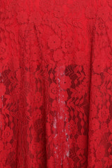 Keani Long Sleeve Maxi Dress - Red