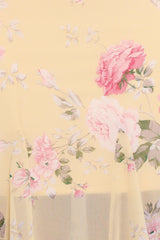 Keani Maxi Dress - Yellow Floral