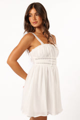 Keely Mini Dress - Off White
