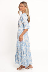 Kelda Dress - Blue Floral