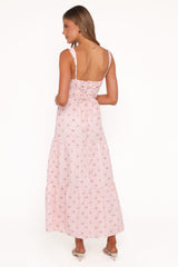 Kendra Maxi Dress - Pink Floral