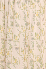 Keziah Long Sleeve Maxi Dress - Yellow Floral