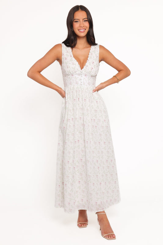 Kimlee Midi Dress - Garden Ditsy