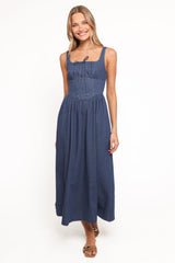 Kinslee Midi Dress - Denim