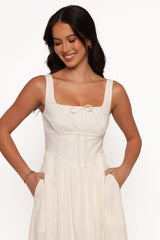 Kinslee Midi Dress - White