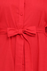 Kirrily Midi Dress - Red