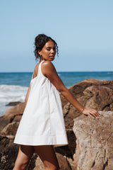 Kora Mini Dress - Chalk White