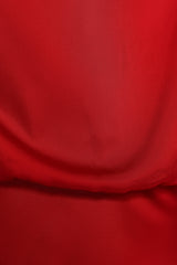 Kristyn Long Sleeve Midi Dress - Red
