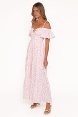 Lachay Maxi Dress - Pink Floral