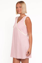 Lark Mini Dress - Pink
