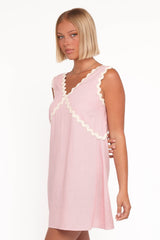 Lark Mini Dress - Pink