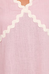 Lark Mini Dress - Pink