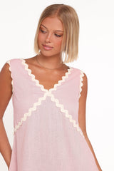 Lark Mini Dress - Pink