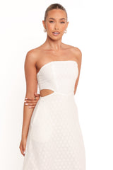 Laura Midi Dress - White