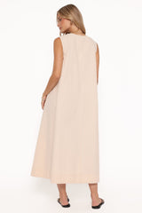 Laurita Maxi Dress - Oatmeal
