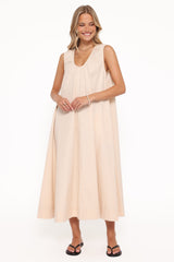 Laurita Maxi Dress - Oatmeal