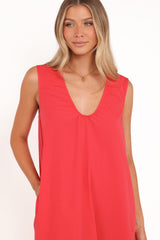 Laurita Maxi Dress - Red