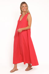 Laurita Maxi Dress - Red