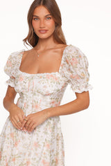 Lavia Mini Dress - White Multi Floral