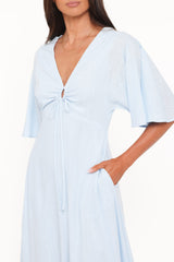 Liberty Midi Dress - Light Blue
