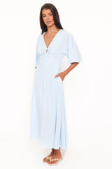 Liberty Midi Dress - Light Blue