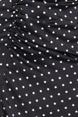 Lisbeth Midi Dress - Black Polka Dot