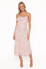 Lizbeth Maxi Dress - Pink Mauve Floral