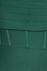 Louisa Midi Dress - Emerald Green