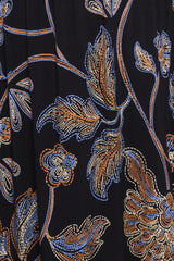 Loveen Maxi Dress - Black Floral