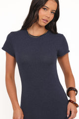 Lowell Knit Maxi Dress - Navy