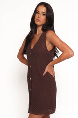 Luan Mini Dress - Chocolate