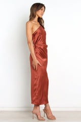 Luella Dress - Rust