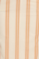 Luisa Midi Dress - Brown Stripe