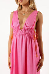 Lydia Midi Dress - Pink