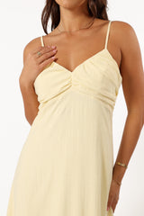 Maddie Maxi Dress - Butter Yellow