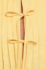 Madeline Mini Dress - Butter Yellow