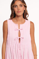 Madeline Mini Dress - Pale Pink