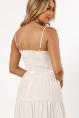 Maeve Midi Bow Dress - Ivory