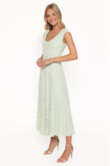 Mapleton Maxi Dress - Sage Green Lace