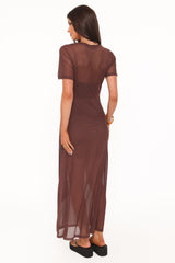 Marcello Maxi Dress - Dark Brown