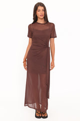 Marcello Maxi Dress - Dark Brown