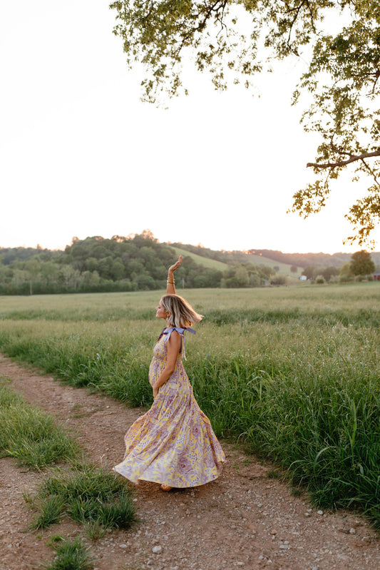 Marigold Maxi Dress - Evening Primrose
