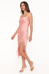 Marjorie Midi Dress - Apricot