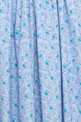 Marlena Midi Dress - Blue Floral