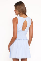 Marline Mini Dress - Blue Stripe