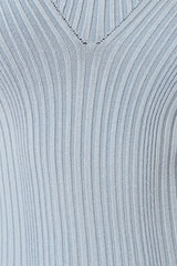 Mattie Long Sleeve Maxi Dress - Blue Grey
