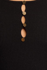 Maxwell Knit Maxi Dress - Black